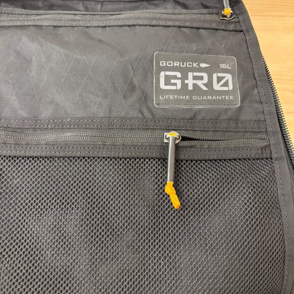 GoRuck GR0 (Echo) 16L Black X-Pac backpack plate carrier go ruck laptop sleeve - Picture 9 of 14